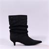 Una Healy Taste Back Ruffled Mid Boot - Vinyl